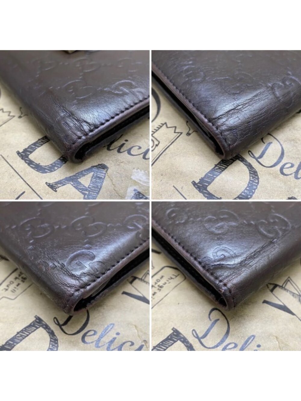 Gucci Wallet 2 GG Leather - Picture 8 of 15